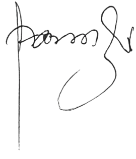 Signature of the Rebbe - Menachem M. Schneerson.png