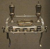 Silver menorah, William Gale and Sons, c. 1852, National Museum of American Jewish History