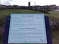 Sinal informativo sobre Cnoc Raithni, Inis Oírr
