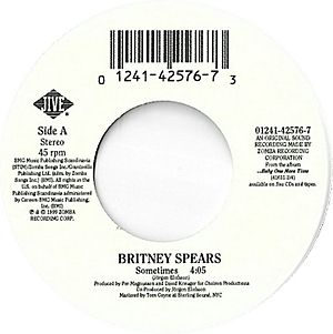 Sometimes by Britney Spears US vinyl