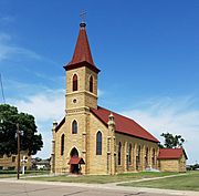 St. Anthony Church (Schoenchen, Kansas) 20180610