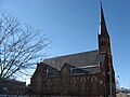 St. Joseph's Catholic Church in Springfield, eastern side