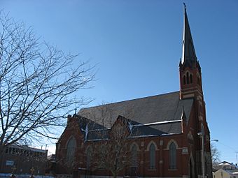 St. Joseph's Catholic Church in Springfield, eastern side.jpg