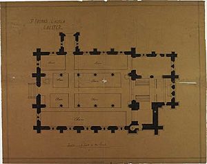 St. Thomas' groudplan 1880-82