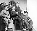 Stalin Roosevelt Churchill at Tehran cph.3c35324