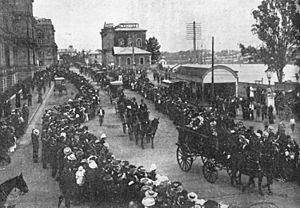 StateLibQld 1 71235 Funeral procession of Sir Augustus Charles Gregory, Brisbane, 1905
