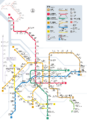 Taipei Metro official map optimised