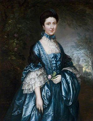 Theodosia Meade, Countess of Clanwilliam, (Miss Hawkins-Magill), by Thomas Gainsborough, 50 x 40 inches