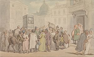 Thomas Rowlandson - A Punch and Judy Show - Google Art Project