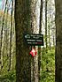 Hiking trail signage