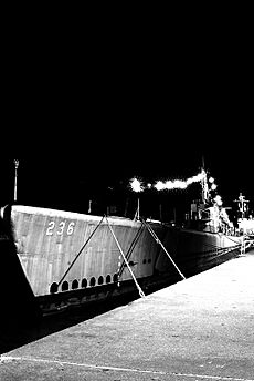 USS Silversides night