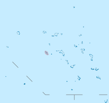 Ujae Atoll in Marshall Islands.svg