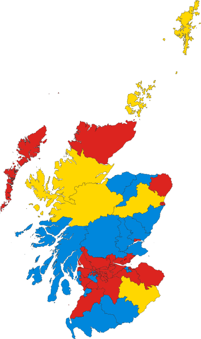 United Kingdom general election 1966 in Scotland.svg