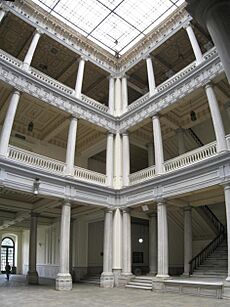 University Istanbul main building interior March 2008pano