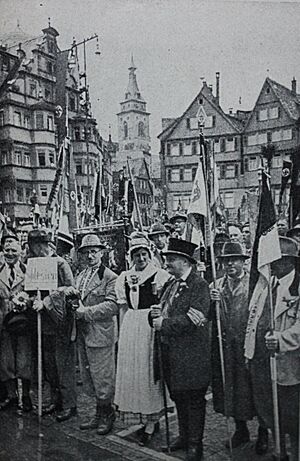 Wandertag Stuttgart 1938 Riesengebirgsverein Albverein