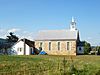 Wesley Chapel 1867 datestone Reeds Gap, Tuscarora Township, Juniata County, PA.jpg
