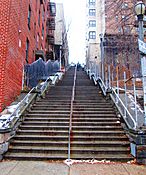 West 187th Street stairs from below