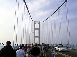 Mackinac Bridge Walk Facts for Kids