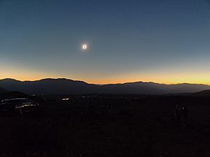 2019 Total Solar Eclipse from La Higuera Chile