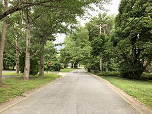 2022-07-29 17 38 49 View northwest along Millers Road at Orchard Road in Ardentown, New Castle County, Delaware