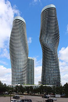 Absolute Towers Mississauga. South-west view