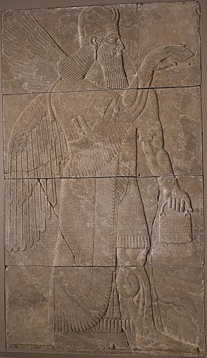 Assyrian - Relief with Winged Genius - Walters 218