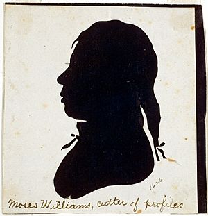 Attributed to Raphaelle Peale, Moses Williams, cutter of profiles. (2919836425)