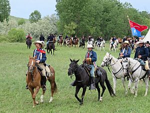 Battle of the Little Bighorn Reenactment 2013 (Crow Agency, Montana) 001