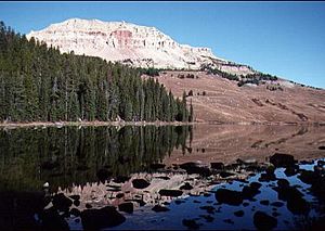 Beartooth Lake in Shoshoe National Forest