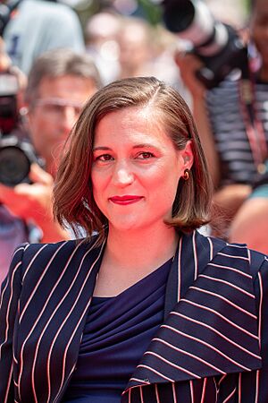 Carla Simón at 2025 Cannes Red Carpet for Romería 1.jpg