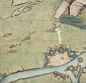 Carta over Friderichstad med dens Situation saaledes som den efter - no-nb krt 00895.jpg