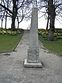 Colchester Castle - Lucas and Lisle monument