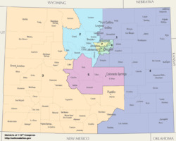 Colorado Congressional Districts, 113th Congress