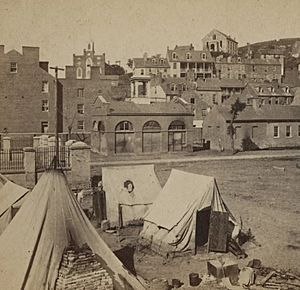 Contraband camp at Harpers Ferry (cropped)