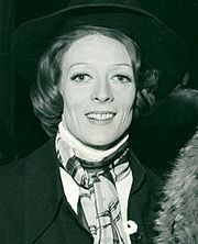 Dame Maggie Smith 1973 (front side) (cropped)