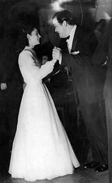 Delia Garcés and Orson Welles
