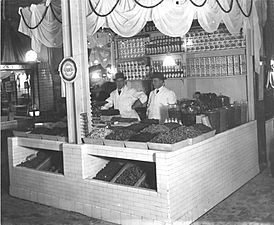 Dried-Fruit and Condiment Stand in Center Market 1915