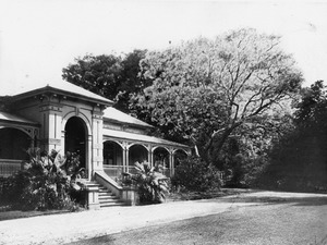 Exterior view of Merthyr House, New Farm, circa 1928f