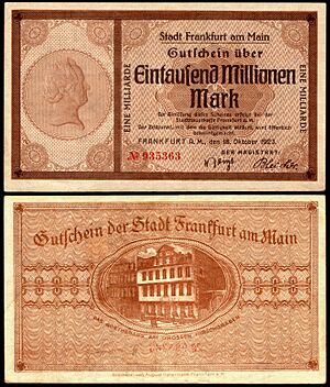 Frankfurt 1000 Millionen 1923