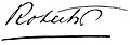 Frederick Roberts, 1st Earl Roberts Signature