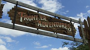 Frontier Adventure sign Great Adventure 2010