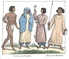 Gallery of Nubians (early 19th centuy)
