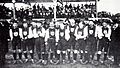 German national team at its first official international match in 1908