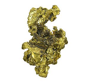 Gold specimen from the old Eureka mine in Big Oak Flat