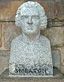Granite bust by Philip Chatfield in Smeaton's Tower Plymouth