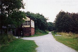 Hartington Signal Box and the Tissington Trail. - geograph.org.uk - 10973