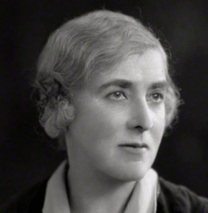 Black and white portrait photograph of Helen Archdale