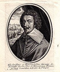 Henry de Sourdis archeveque de Bordeaux et marin de Richelieu