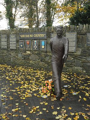Hugh O'Flaherty memorial in Killarney Ireland