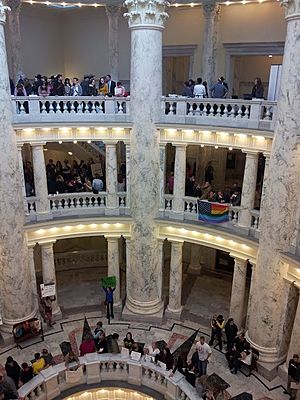 IdahoStatehousehouseLGBTProtest